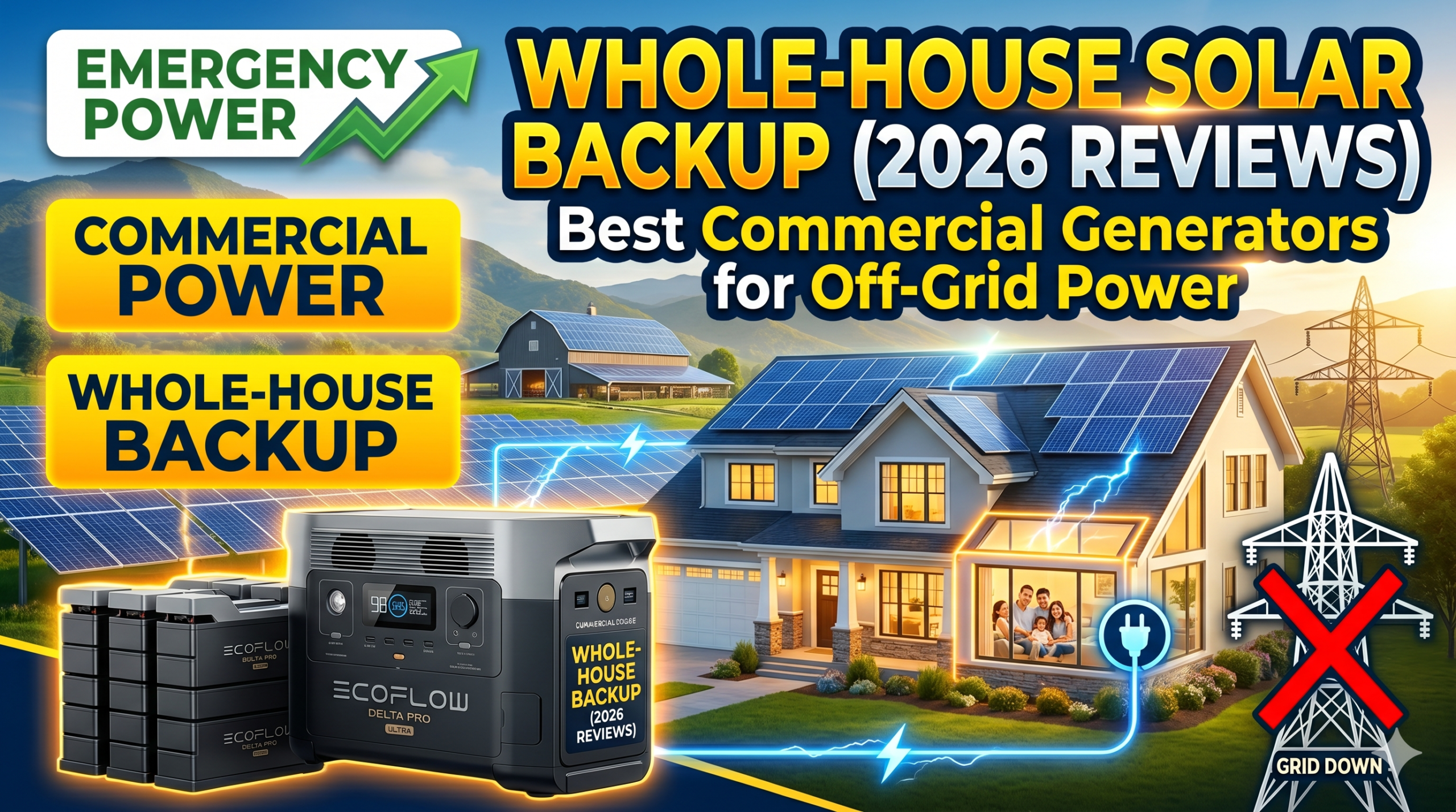 5 Best Commercial Solar Generators