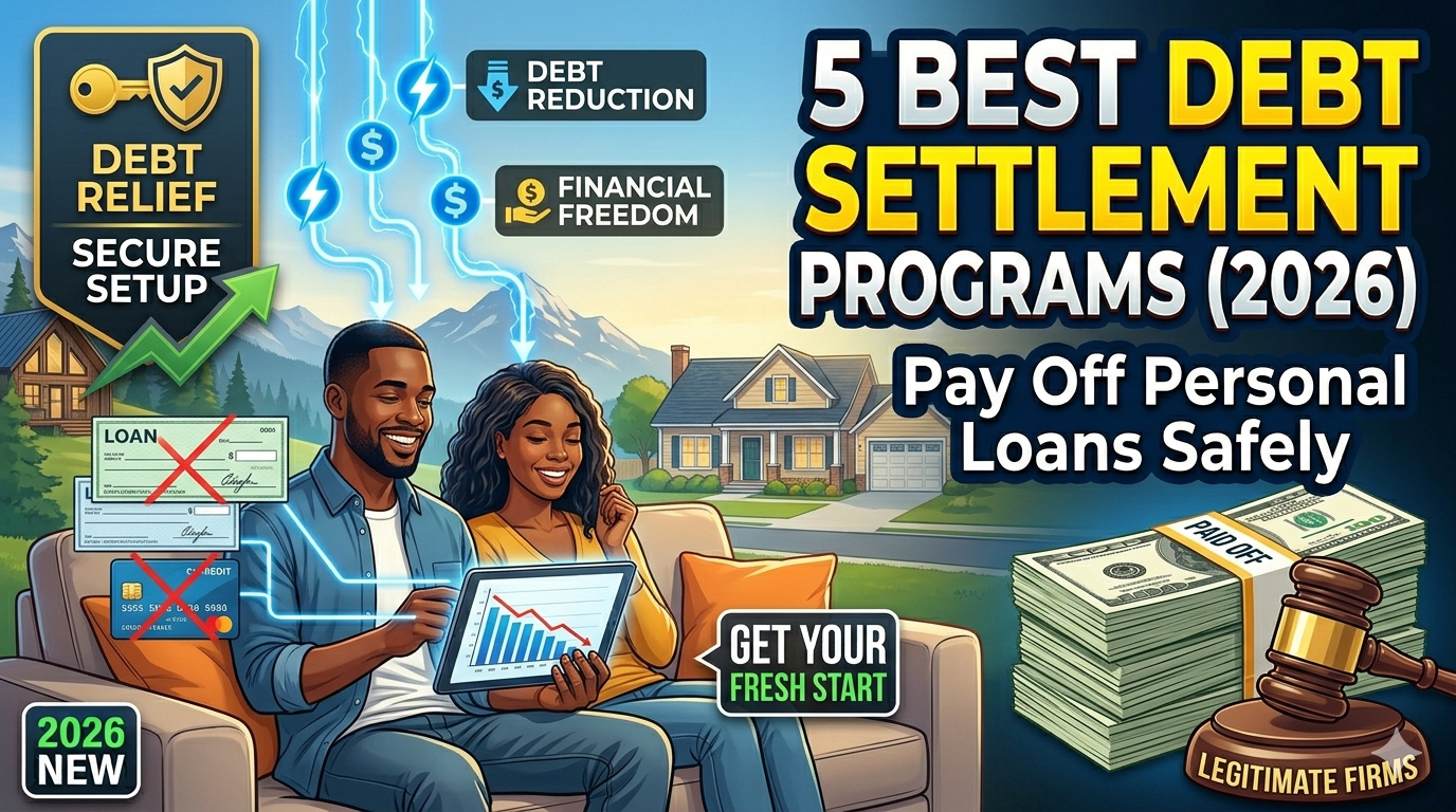 5 BEST DEBT SETTLEMENT PROGRAMS (2026)