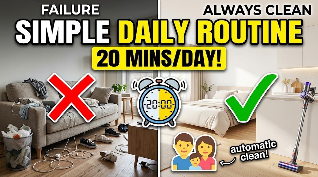 Simple Daily Cleaning Routine to Keep Your Home Always Clean