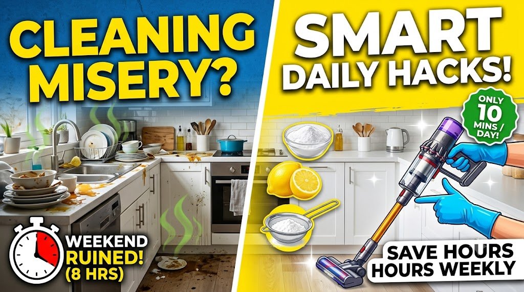 Smart Cleaning Hacks to Save Time and Effort Daily