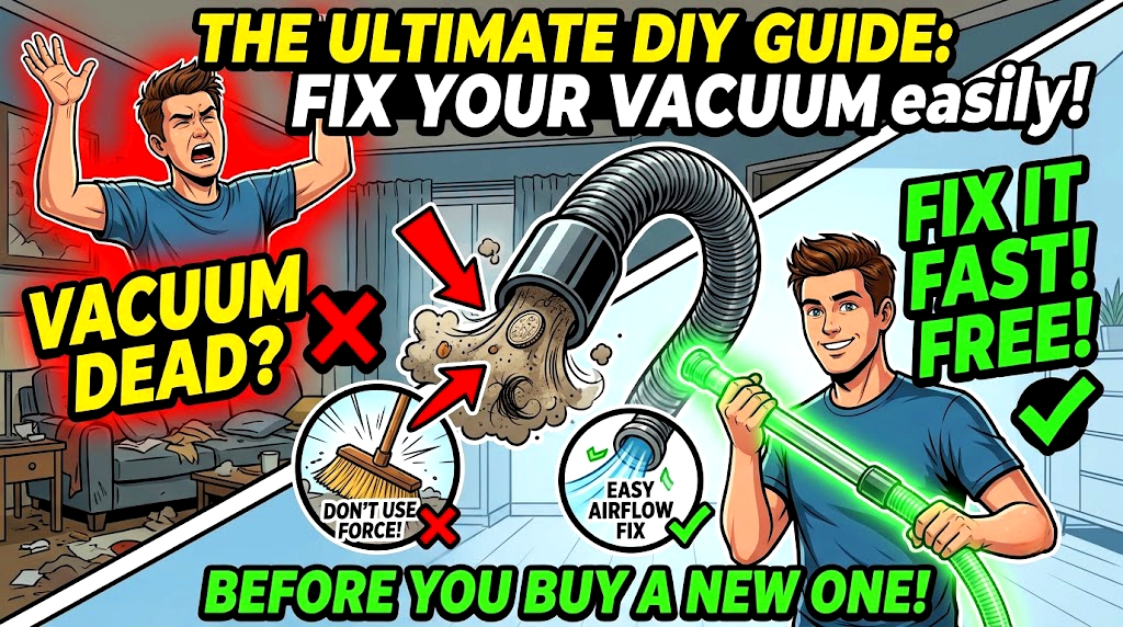 How to Fix Common Vacuum Cleaner Issues Easily