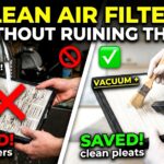 Best ways to clean air purifier filters at home