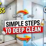 Simple steps to deep clean apartment bathroom effectively
