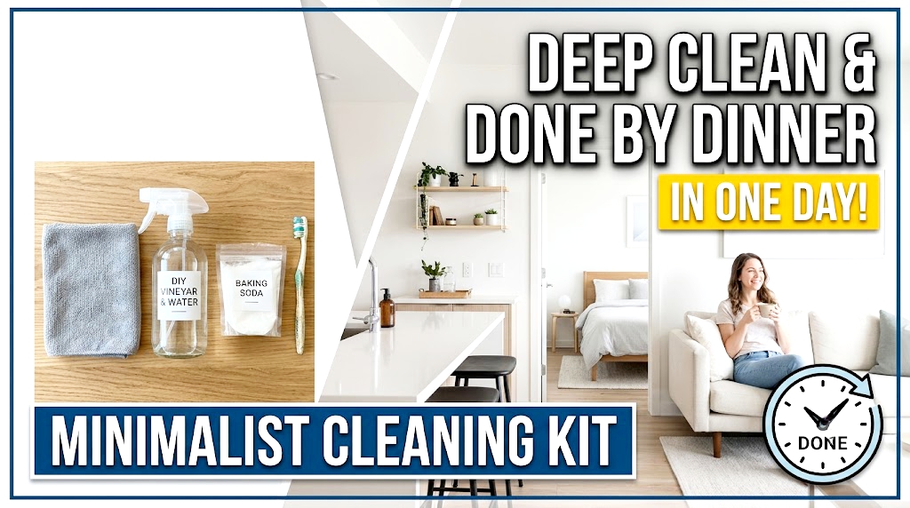 Minimalist guide to deep cleaning your apartment in one day