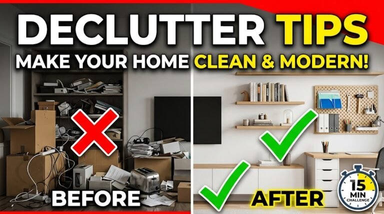 Decluttering Tips to Make Your Home Look Clean and Modern