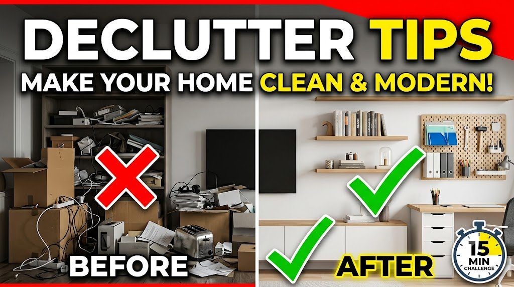 Decluttering Tips to Make Your Home Look Clean and Modern