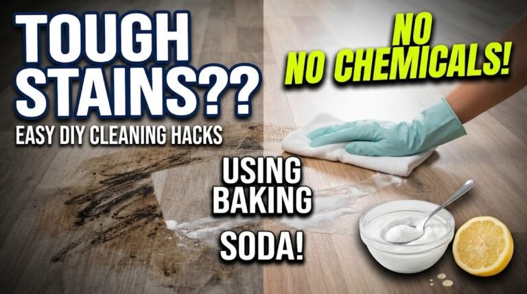 Easy Ways to Remove Tough Stains from Floor Without Chemicals