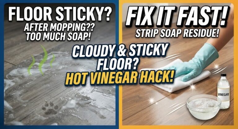 Why Is My Floor Sticky After Mopping