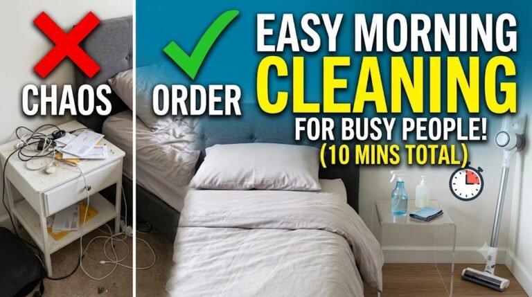 Easy Morning Cleaning Routine for Busy People
