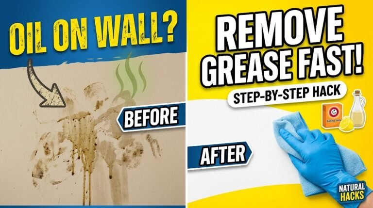 How to Remove Oil Stains from Wall at Home Easily