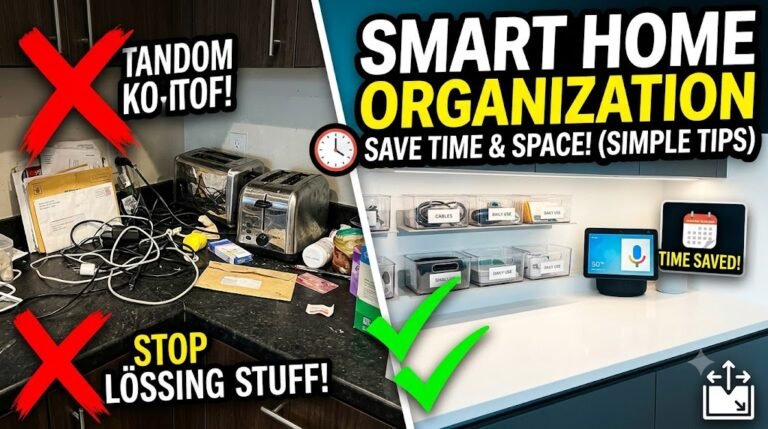 Smart Home Organization Tips to Save Time and Space