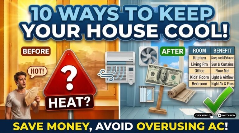 How to Keep Your Home Cooler in Summer Without Running the AC All Day