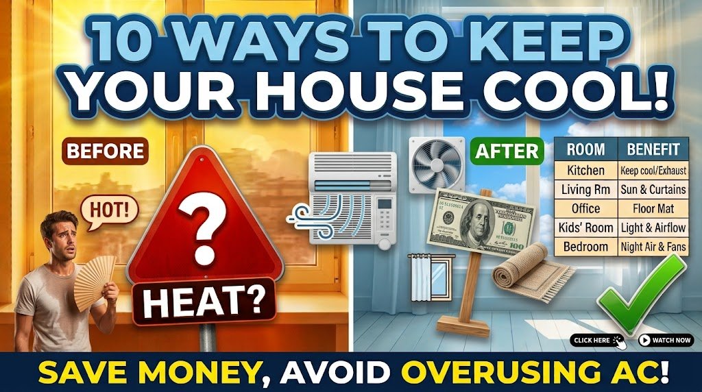 How to Keep Your Home Cooler in Summer Without Running the AC All Day
